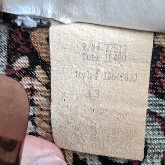 Nina piccalino print draped jacket dress sz 13 - Picture 8 of 8